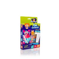 Пиши та витирай "Монстрики" укр. - VT5010-18 "Vladi Toys", 16 карточок, маркер