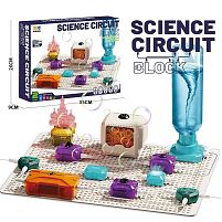 Електронний конструктор D 2007 31 елементи, підсвічування, установка з мильними бульбашками, вентилятор, в коробці