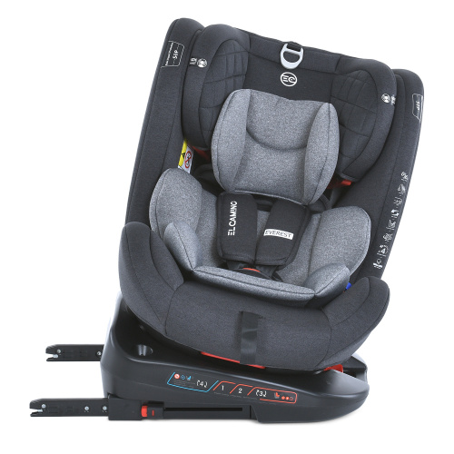 Автокрісло дитяче El Camino ME 1114 EVEREST Light Gray фото 4