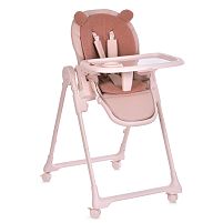 Стільчик для годування немовлят El Camino ME 1037 CRYSTAL Bear Pink