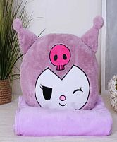 М`яка іграшка M 18284 герой, текстильна, 36 см, плед