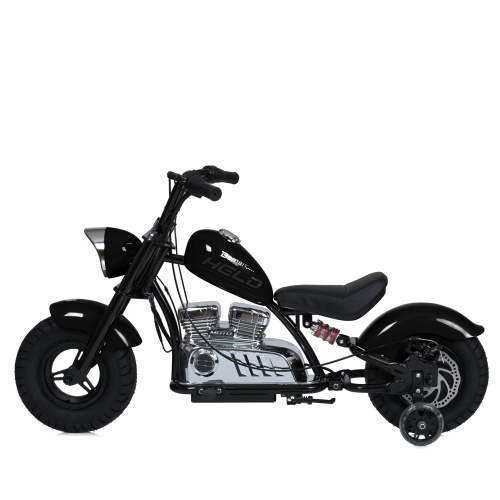 Електромотоцикл дитячий Bambi Racer M 6016AL-2(36V) (колеса: Ø12.6"/гума, акк. 2*18V/9Ah, мотор: 36V/350W, до 20 км/г, додаткові колеса, до 80 кг) фото 5