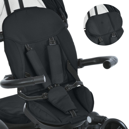 Велосипед дитячий триколісний El Camino ME 1193 Black «MODENA» (колеса: передні Ø10.2"/задні Ø9"/гума, рама: сталь, батьк. ручка, до 30 кг) фото 18