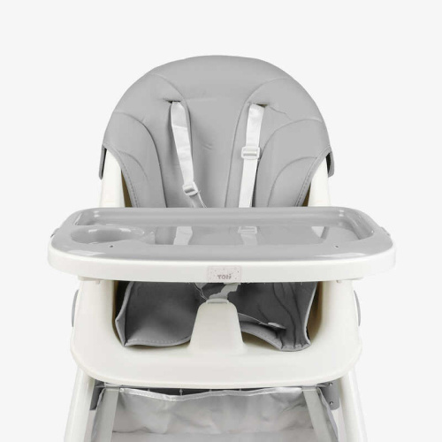 Стільчик для годування Toti TL-51609 (22*110 см, сталева конструкція, регулювання спинки, сидіння, висота, кошик, ремінь, 4 колеса, до 30 кг) фото 4
