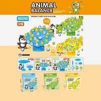Гра-балансир ZD 113 ABC 3 види, “Тварини”, платформа, в коробці, ВИДАЄТЬСЯ ТІЛЬКИ МІКС ВИДІВ
