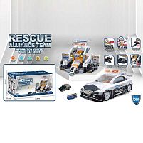 Трек 194 складається у велику машинку, 6 металопластикових машинок в комплекті, звуки, підсвічування, казки, пісні, рухливі елементи, наліпки, в