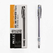 Ручка D 35201 ЦІНА ЗА 12 ШТУК В УПАКОВЦІ, гелева, синя паста, в коробці