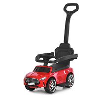 Каталка-толокар Bambi M 6255EL-3 (колеса: Ø5,5"/EVA, батьк. ручка, страхувальний бампер, сидіння: екошкіра, музика, до 30 кг)