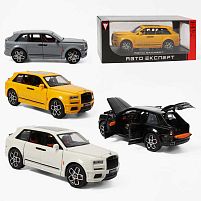 Машинка RS-81720 "Авто Експерт", 4 кольори, металопластик, 1:24, звук, світло, інерція, відчиняються двері, в коробці, ВИДАЄТЬСЯ ТІЛЬКИ МІКС ВИДІ