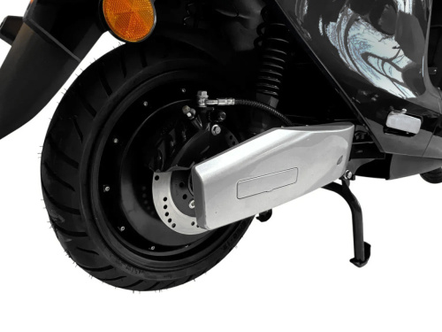 Електроскутер Aima GTX Black (колеса: Ø12", акб: 72V/30Ah/Li-ion/з'ємна, мотор: 2000W, пробіг на одному заряді до 80 км, до 70 км/год, чорний) фото 7