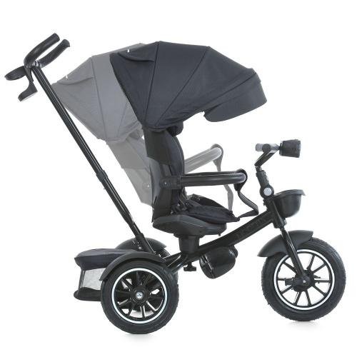 Велосипед дитячий триколісний El Camino ME 1193 Dark Gray «MODENA» (колеса: передні Ø10.2"/задні Ø9"/гума, рама: сталь, батьк. ручка, до 30 кг) фото 16