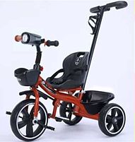 Велосипед дитячий триколісний Best Trike BS-8216-39 (колеса: переднє Ø10"/задні: Ø8"/EVA, рама: сталь, батьківська ручка, музика, до 25 кг)
