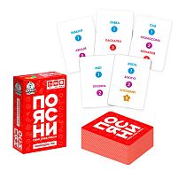 Гра настільна "ПОЯСНИ мені будь ласка" (укр) VT5903-08 "Vladi Toys", 100 карток, пісочний годинник, в коробці