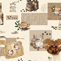 Скатертина-клейонка ПВХ силікон "France" 1.40 * 30м Stenson MA-6109