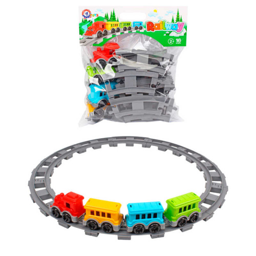 Залізниця 0914 "Technok Toys", 16 елементів, в пакеті