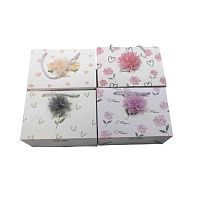 Пакет подарунковий паперовий L "Flowers" 33*25*11cм Stenson R40878-L