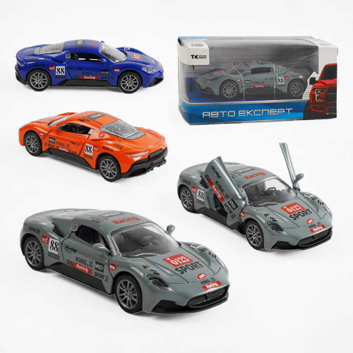 Машинка RS-65747 "Авто Експерт", 3 кольори, металопластик, масштаб 1:32, інерція, відчиняються двері, в коробці, ВИДАЄТЬСЯ ТІЛЬКИ МІКС ВИДІВ