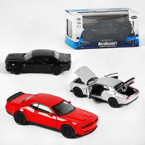 Машинка 50801 "Авто Експерт", 3 кольори, металопластик, 1:32, звук, світло, інерція, рухомі елементи, в коробці, МІКС ВИДІВ