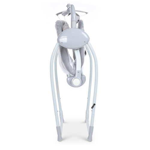 Крісло-гойдалка для немовлят з електро-заколисуванням El Camino ME 1075 TEDDY Gray Animals (механізм гойдання: маятник) фото 9