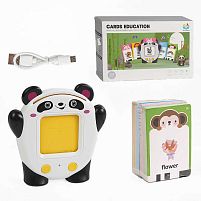 Картридер P 8-1 “Панда”, озвучування англійською, 112 карток, дитяча пісня, регулювання гучності, в коробці