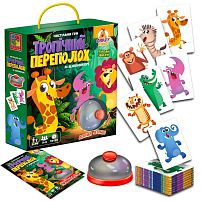 Гра настільна зі дзвоником "Тропічний переполох" VT8010-13 укр "Vladi Toys"