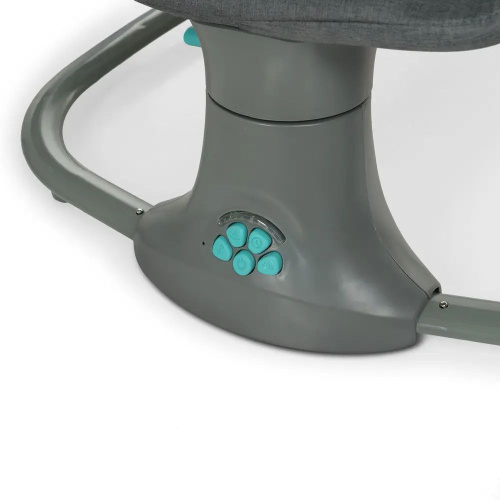 Крісло-шезлонг для немовлят з електро-заколисуванням Mastela 8105 Serious Grey (механізм гойдання: поворотний, 3в1) фото 6