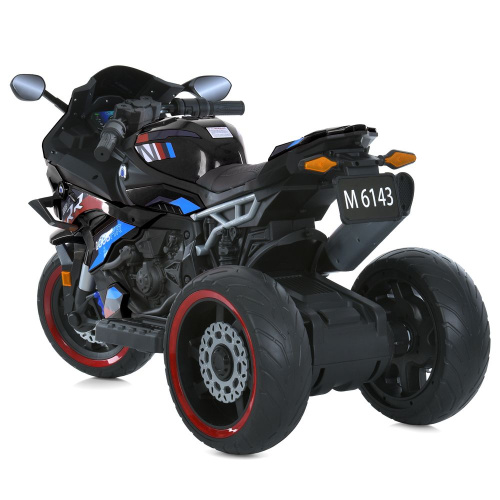 Електромотоцикл дитячий Bambi Racer M 6143EL-2 (колеса: EVA, акк. 12V/7Ah, мотор: 2*25W/12V/RPM16000, до 7 км/г, до 30 кг) фото 5