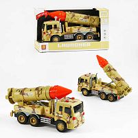 Спецтехніка WY 651 C масштаб 1:16, інерція, звук, підсвічування, імітація пострілів, ракетна установка, в коробці