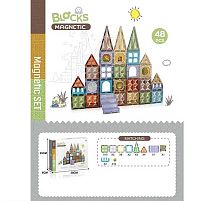 Конструктор магнітний CH 1191 “Замок”, 48 деталей, в коробці