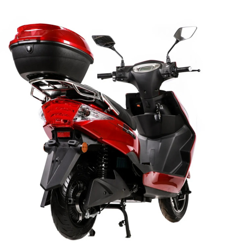 Електроскутер Aima Big Bull Red (колеса: Ø10", акб: 72V/32Ah/Lead-Acid, мотор: 1200W, пробіг на одному заряді до 65 км, до 50 км/год, червоний) фото 7