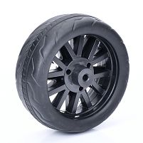 Колесо для дитячого електромотоцикла Bambi Racer JT5188-F-EVA WHEEL (переднє, Ø20 см, ↔7.5 см, пластмасса)
