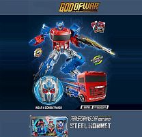 Трансформер 509-105 A висота: 26 см, маска, зброя, в коробці