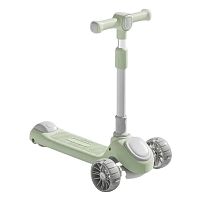 Самокат триколісний Skyper JM-8034/10 (колеса: передні Ø4.4"/заднє Ø3.15"/PU, рама: пластик/складна, підсвітка, до 25 кг)