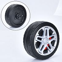 Колесо для дитячого електромобіля Bambi Racer M 6137-EVA WHEEL (заднє та переднє однакові, Ø32 см, ↔11 см, EVA, адаптер під редуктор)