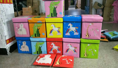 Короб-органайзер C 68850 30х30х30 см, складний, в пакеті, ВИДАЄТЬСЯ МІКС ВИДІВ