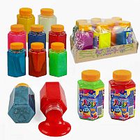 Лизун блискучий "Мега об`єм" 66816 ЦІНА ЗА 12 ШТУК У БЛОЦІ "Пані Булька", 200 мл, ароматизований, перламутр