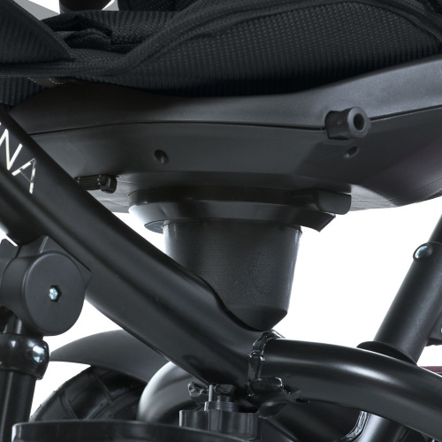 Велосипед дитячий триколісний El Camino ME 1193 Black «MODENA» (колеса: передні Ø10.2"/задні Ø9"/гума, рама: сталь, батьк. ручка, до 30 кг) фото 11