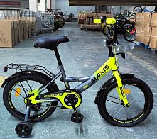 Велосипед дитячий двоколісний Corso MX-40771 «Maxis» (колеса Ø16"/гума, рама: сталь, допоміжні колеса, гальмо ручне, від 5 років)