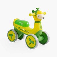 Біговел дитячий JOY 4-х колісний JS-69011 колеса PU, рама пластик, УКРАЇНСЬКЕ ОЗВУЧУВАННЯ та підсвічування, в коробці