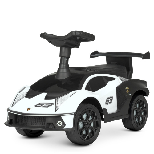 Каталка-толокар Bambi 660-1 «Lamborghini» (музика, на батарейці, срібна) фото 8