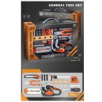 Набір інструментів 778-36 9 елементів, пила, звук, на батарейках, в коробці