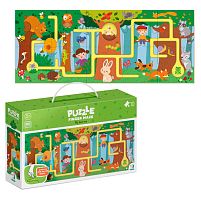Пазл-лабіринт "Моя мандрівка лісом" 300585 "DoDo", 10 елементів, в коробці