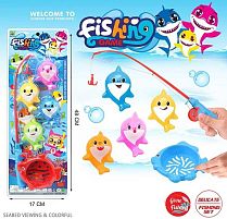 Риболовля 555-240 магнітна, 4 рибки, на листі