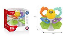 Брязкальце HE 0197 тріскачка, прорізувачі, присоска, в коробці