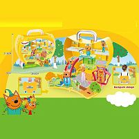 Герої M 8826 2 ігрові фігурки, пляжний комплекс, наліпки, у валізі, російське пакування