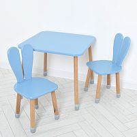 Дитячий столик зі стільцями Bambi 04-025BLAKYTN-2 (голубий)