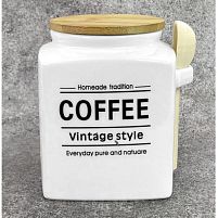 Банка для кави "Vintage style" з ложкою 800мл 10*10*13см Stenson (MC4552-C)