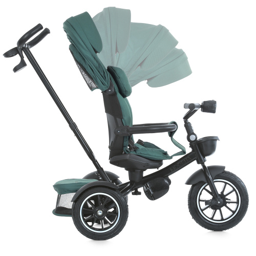 Велосипед дитячий триколісний El Camino ME 1193 Green «MODENA» (колеса: передні Ø10.2"/задні Ø9"/гума, рама: сталь, батьк. ручка, до 30 кг) фото 17