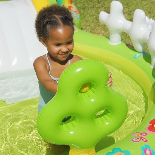 Дитячий надувний Ігровий центр Intex 57154 (Водна гірка з басейном та фонтаном, 104*180*290 см., від 2 років) фото 4