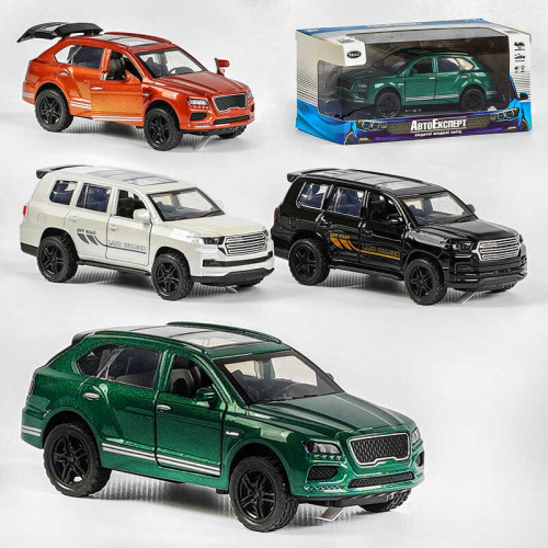 Картинка  Машинка MG - 02106 "Авто Експерт" 4 види, металопластик, 1:36, звук, світло, інерція, відчиняються двері, багажник, в коробці, МІКС ВИДІВ от магазина cd-market